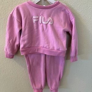 Fila Light Pink Toddler Outfit